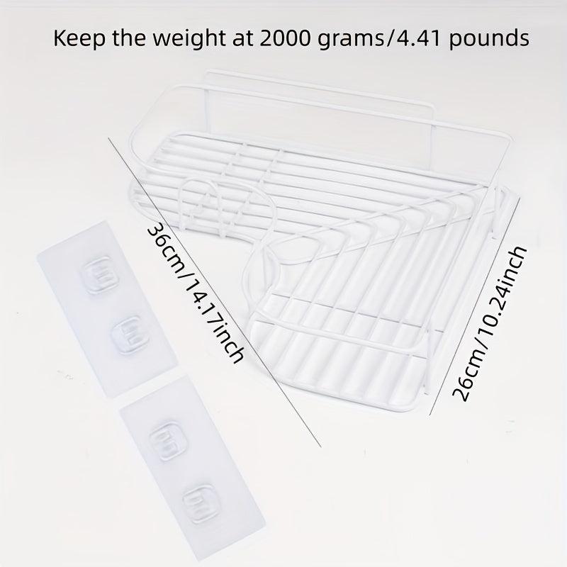 Bathroom Punch Corner Wall Hanging Rack 14 17inch 10 24inch