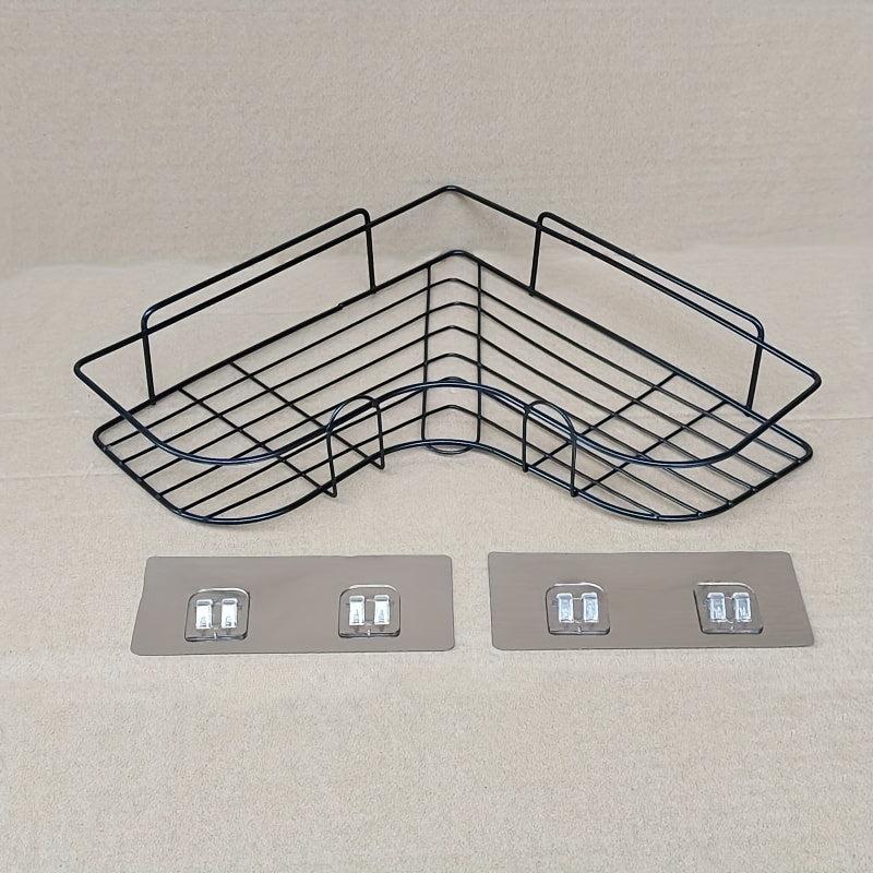 Bathroom Punch Corner Wall Hanging Rack 14 17inch 10 24inch