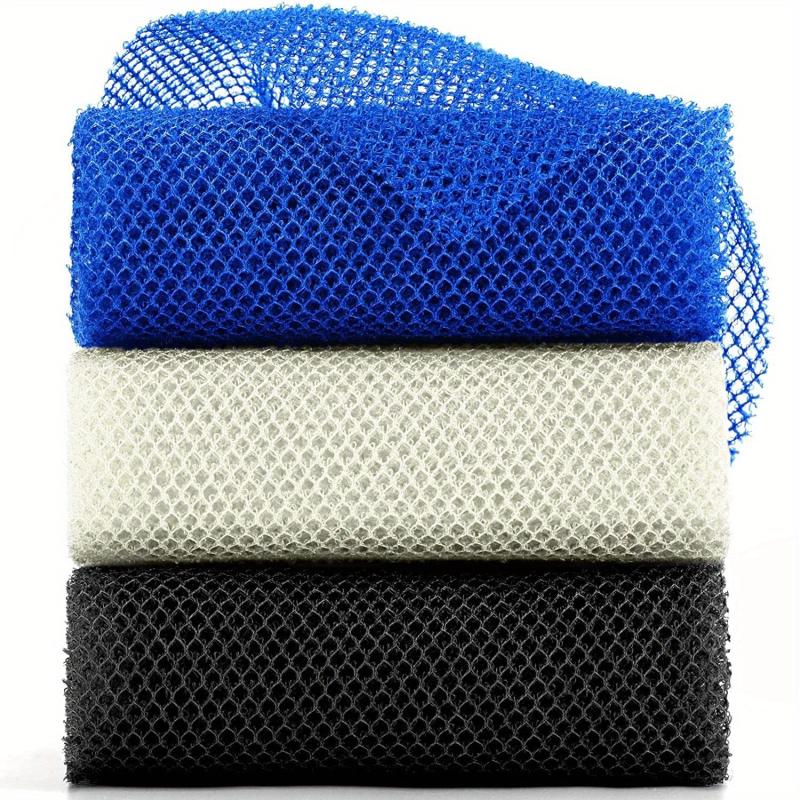 3 Pcs African Net Shower Sponge Exfoliate