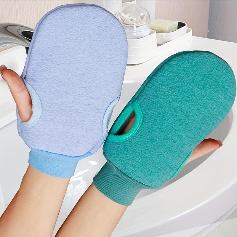 2pcs Exfoliating Glove for Dead Skin Bath Shower Massage Body Scrub