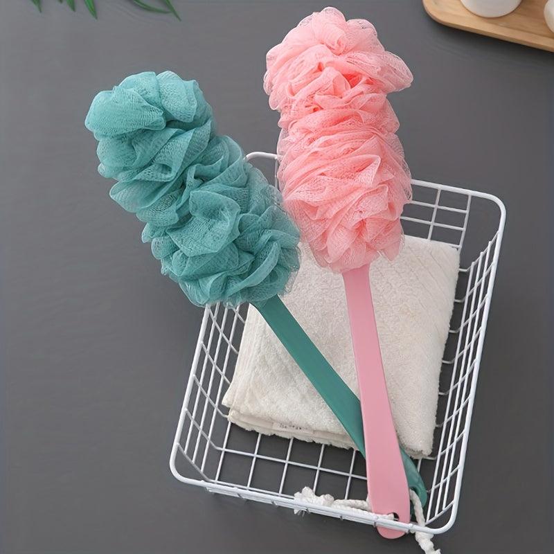 Exfoliating Loofah Sponge Bath Brush with Long Handle
