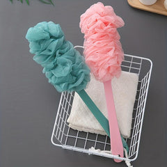 Exfoliating Loofah Sponge Bath Brush with Long Handle