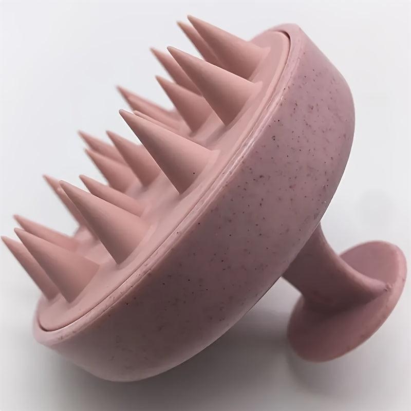 Silicone Shampoo Brush Hair Washing Scalp Massager Bathroom Unisex