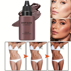 Summer Seaside Sunscreen Body Self Tanning Cream Dark Tan Bronzer Moisturizing