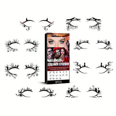 Waterproof Eyeliner Stickers - Bat Spider Decorati