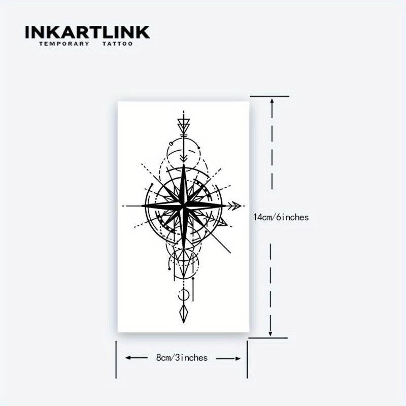 Waterproof Temporary Tattoo Sticker Lasts 1-2 Weeks Personality