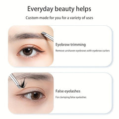 Feather Fan Lashes Flame Wheat Style False Eyelashes Natural Thick Lazy Makeup