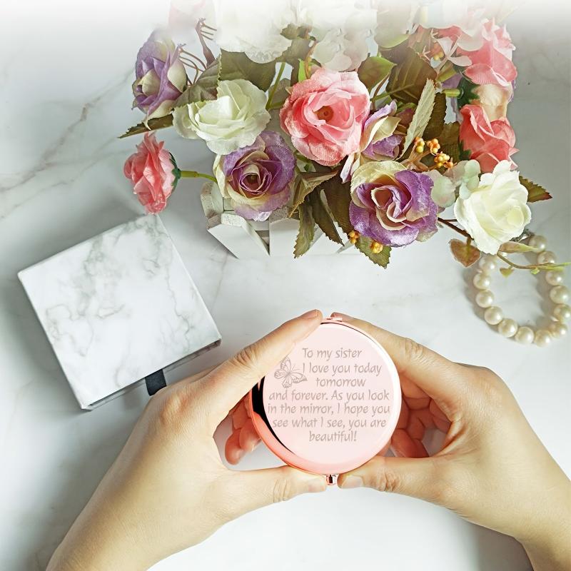 Sisters Compact Mirror - Perfect Gift for Special Occasions