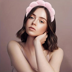 Velvet Twist Headband for Daily Bath