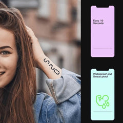 Long Lasting Flower Hand Tattoo Sticker Waterproof Temporary Tattoo