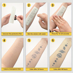 Angel Blessing Temporary Tattoo Stickers Herbal Juice Waterproof