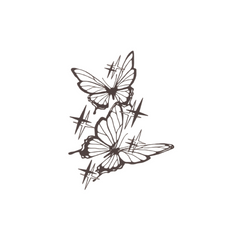 Butterfly Temporary Tattoos Waterproof Realistic Stickers for Ankles Arms Backs