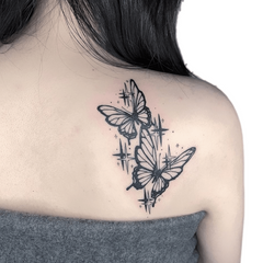 Butterfly Temporary Tattoos Waterproof Realistic Stickers for Ankles Arms Backs