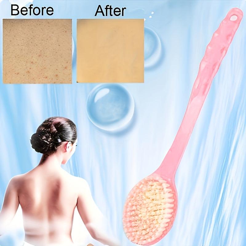 Long Handle Bath Brush Soft Hair Bath Back Brush