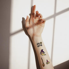 60 Sheets Halloween Makeup Temporary Tattoo Stickers Waterproof