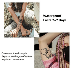 Waterproof Butterfly Tattoo Sticker for Women and Men - Easy to Apply