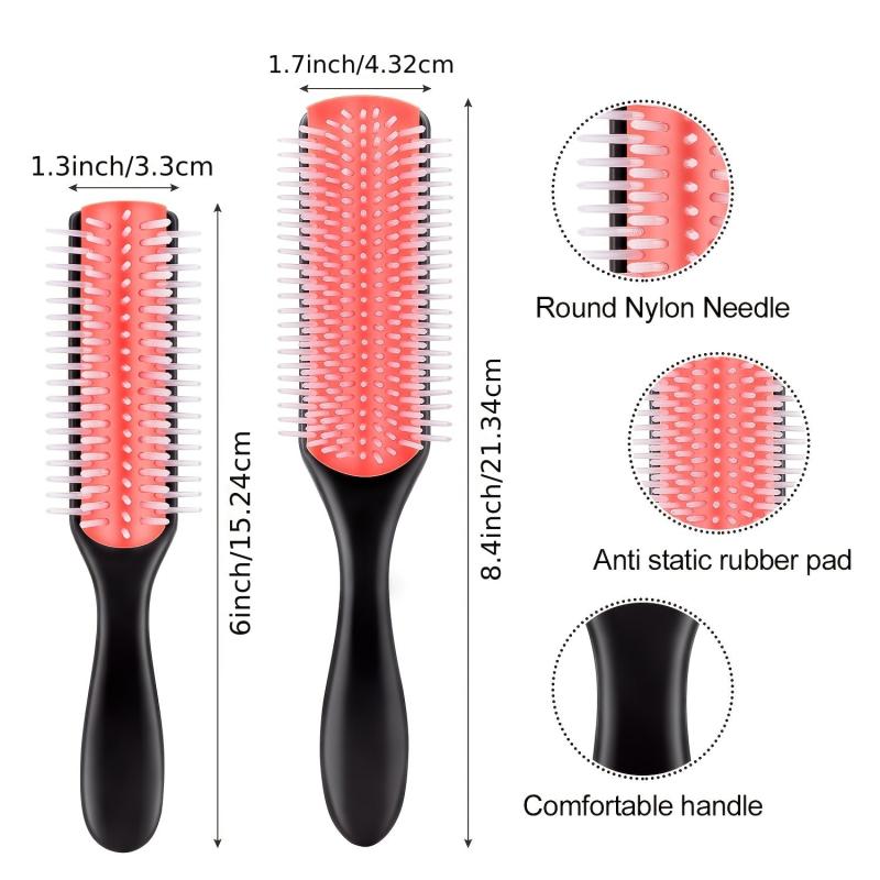 Curl Defining Brush for Thick Curly Hair - Wavy Hair of Women