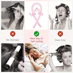 Heatless Curling Rod Headband for Soft Curls