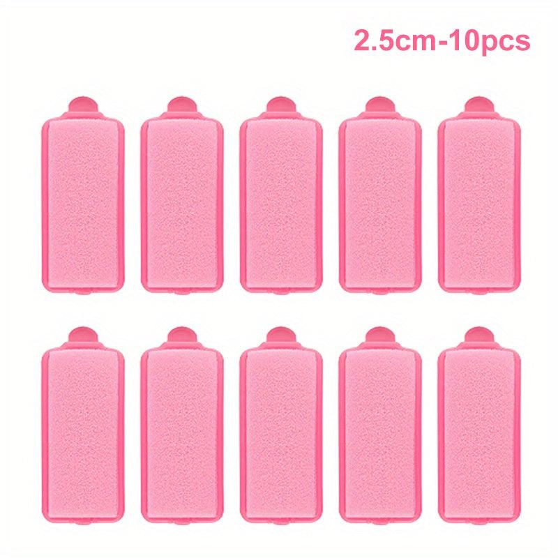 Foam Hair Roller Curlers for Hairdressing Styling Pink