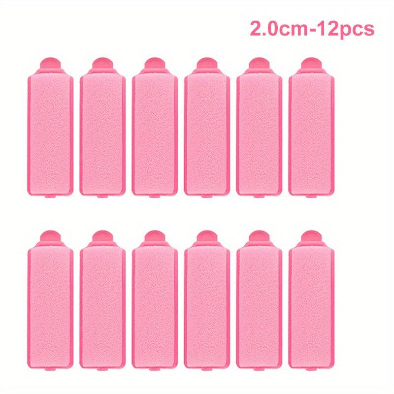 Foam Hair Roller Curlers for Hairdressing Styling Pink