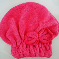 Microfiber Hair Turban Towel Absorbent Twist Turban Shower Cap