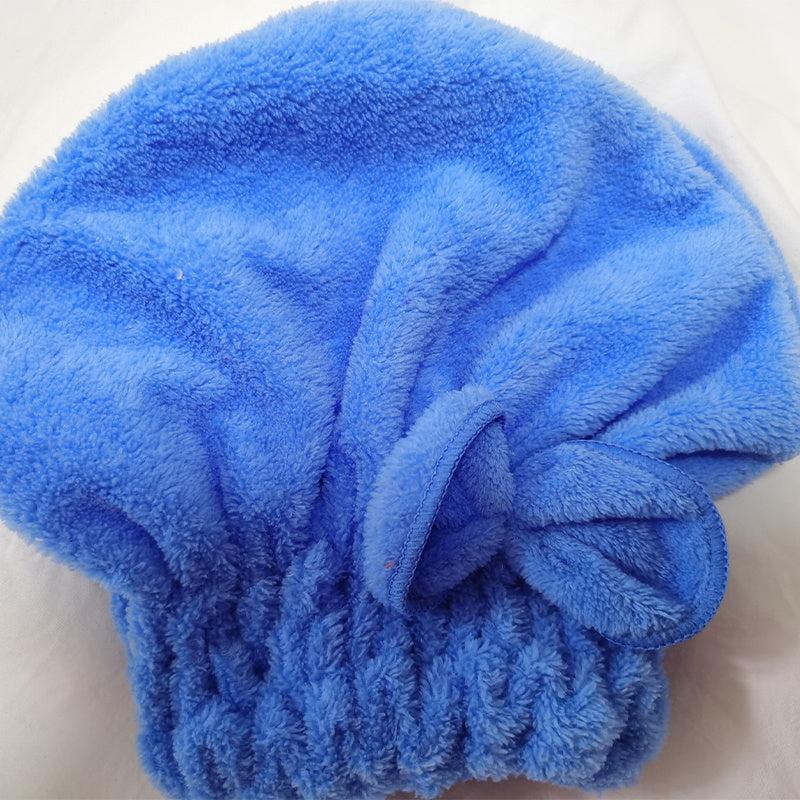 Microfiber Hair Turban Towel Absorbent Twist Turban Shower Cap