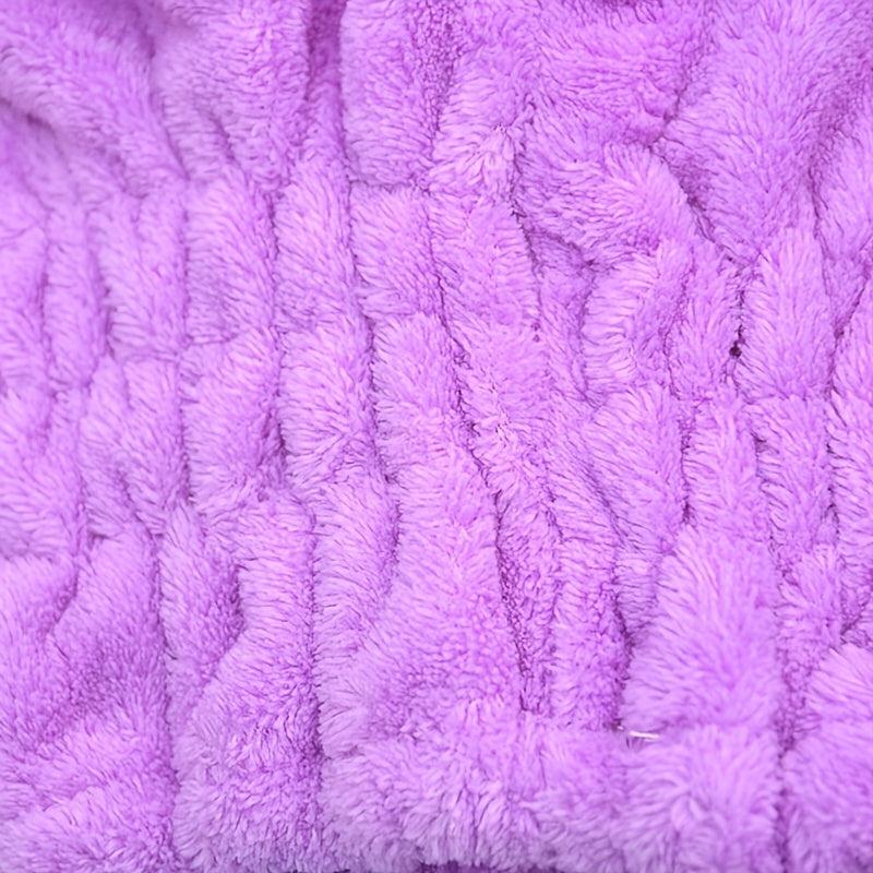 Microfiber Hair Turban Towel Absorbent Twist Turban Shower Cap