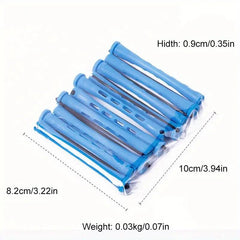 10pcs Cold Perm Rods Set Wave Rods Hair Rollers Hair Curling Rods