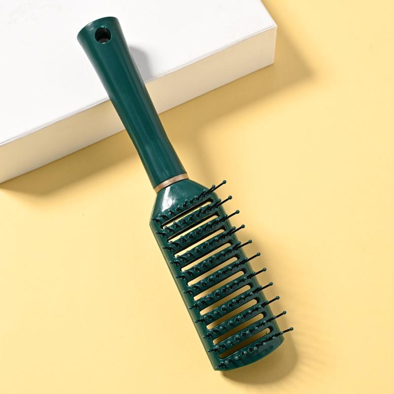 Detangling Brush Anti Static Hairbrush Silicone Base Blow Drying Comb