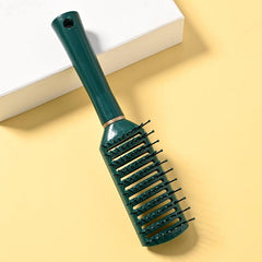 Detangling Brush Anti Static Hairbrush Silicone Base Blow Drying Comb