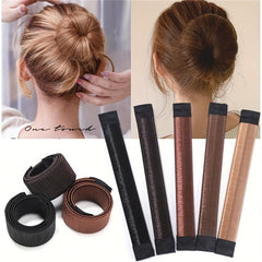 French Twist Donut Bun Maker for Women and Girls
