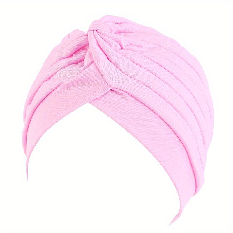 Ramadan Ruffle Turban Headwear Headwrap Hat Cap For Women