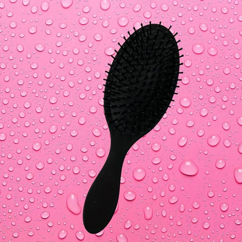 Soft Touch Detangling Paddle Brush Wet Dry Hair Oval Air Cushion