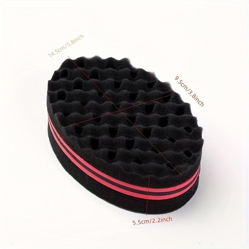 Double Sided Barber Brush for Twist Curls Waves Dreads Locks Afro Hair