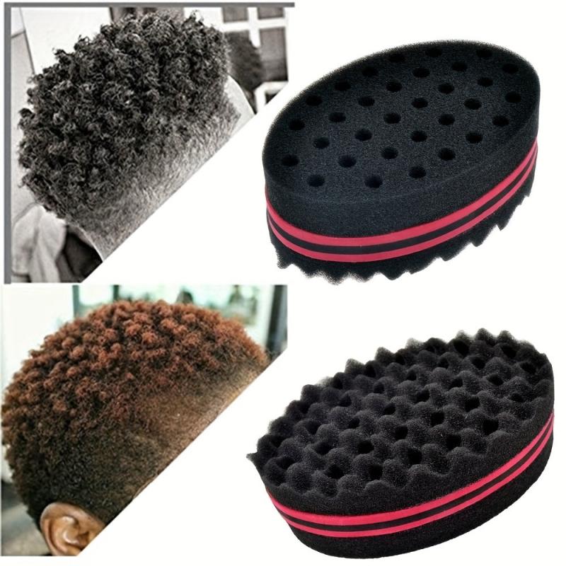 Double Sided Barber Brush for Twist Curls Waves Dreads Locks Afro Hair