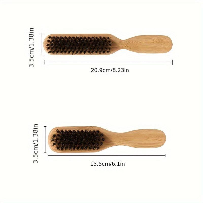 Boar Bristle Beard Brush Moustache Brush Hair Cleaning