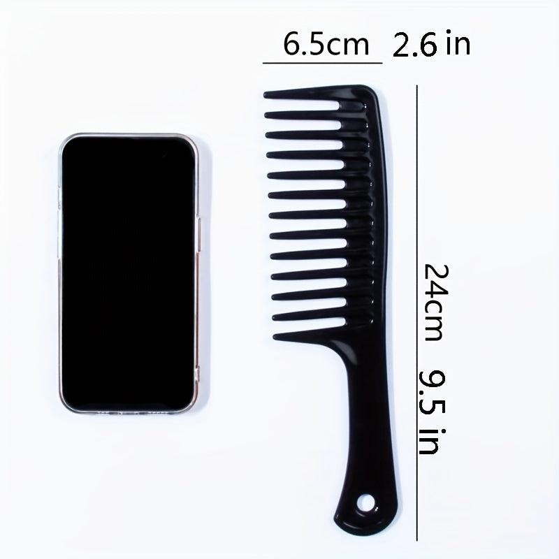 Detangling Hair Brush Wide Tooth Comb Anti Static Hairdressing Comb