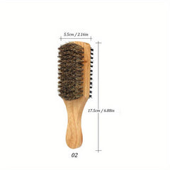 Double-Sided Boar Bristle Broken Hair Brush