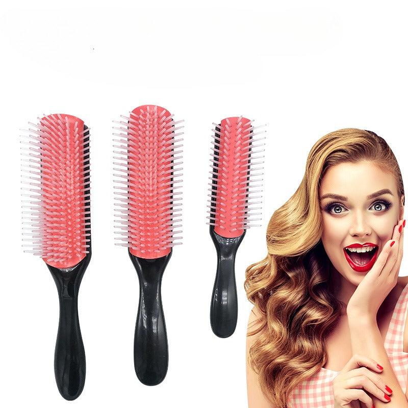 Pin Styling Hair Brush For Detangling Thick Or Curly Hair