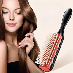 Pin Styling Hair Brush For Detangling Thick Or Curly Hair