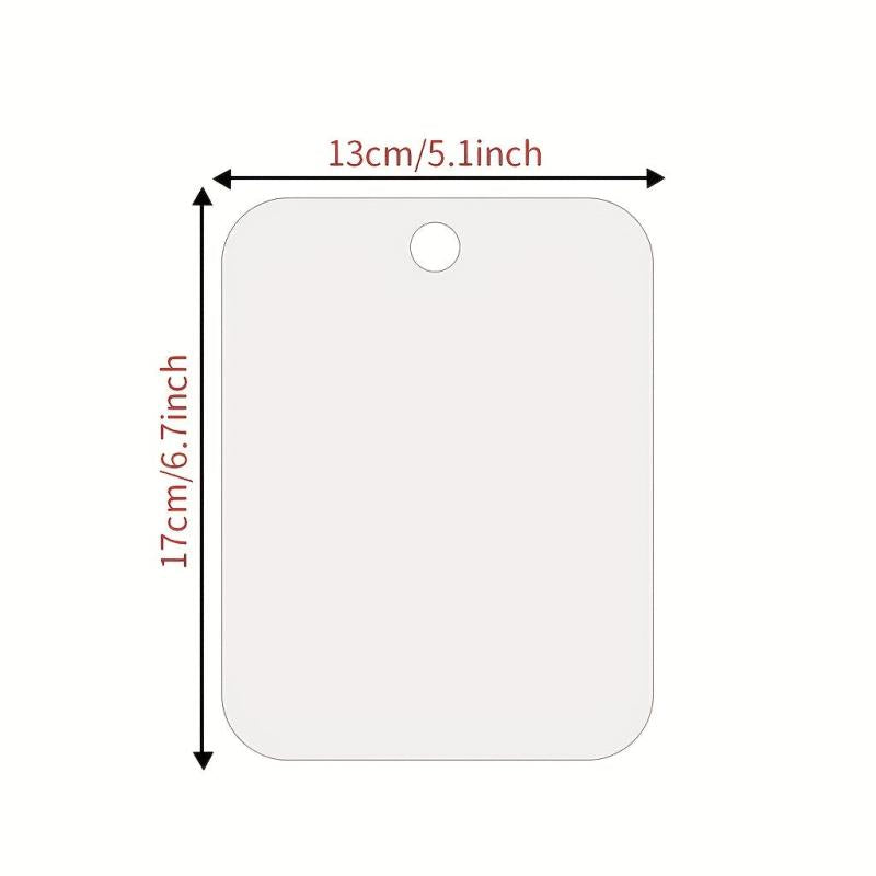 Shaving Mirror with Suction Cups for Shower Makeup Lightweight Washroom Travel