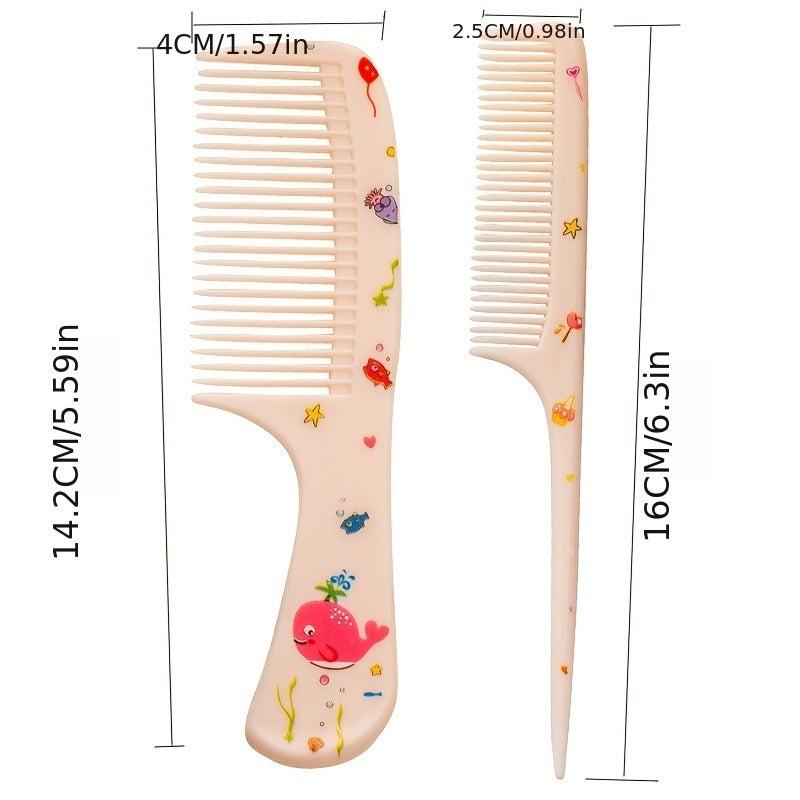 Girls' Hair Comb Set - Portable Anti Static Hair Care Gift