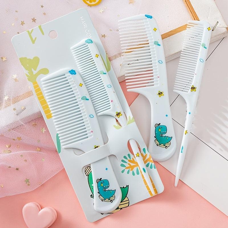 Girls' Hair Comb Set - Portable Anti Static Hair Care Gift