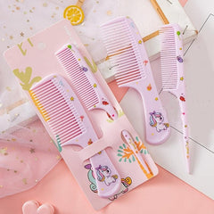 Girls' Hair Comb Set - Portable Anti Static Hair Care Gift