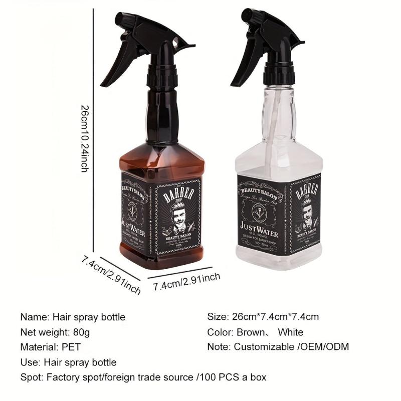 650ml Vintage Wine Bottle Shaped Sprayer Hairdressing Spray Bottle