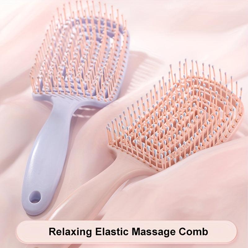 Fluffy Hair Styling Comb Scalp Massage Detangling Hair Brush