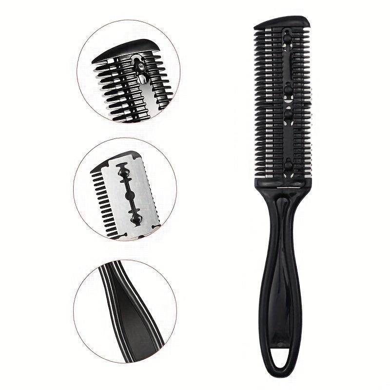 Hair Cutting Comb Double Sided Hair Shaper Razor Long Short Hair