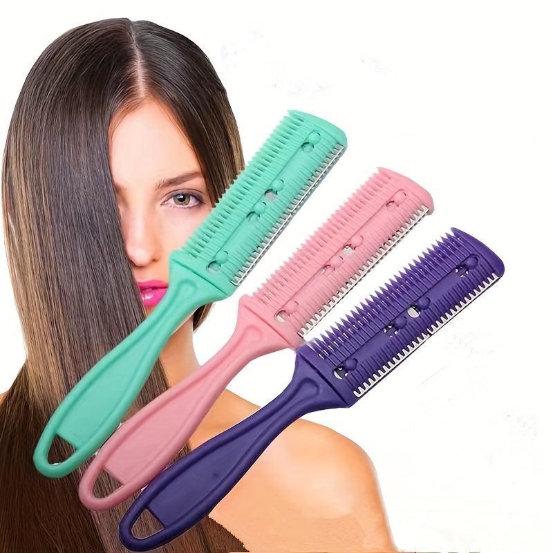 Hair Cutting Comb Double Sided Hair Shaper Razor Long Short Hair