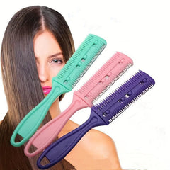 Hair Cutting Comb Double Sided Hair Shaper Razor Long Short Hair