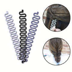 6pcs French Hair Braiding Tool Braider Box Braid Plastic Magic Hair Twist Maker